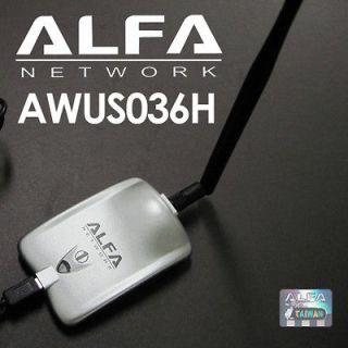 ALFA Network AWUS036H USB WiFi Wireless G Adapter +5dBi Antenna 