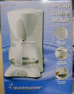 NIB TOASTMASTER 4 CUP COFFEE MAKERS  LOT OF 2  FREE S&H