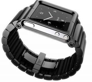 Black LunaTik LYNK Multi Touch Wrist Watch Band for iPod Nano 6th 