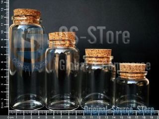   Wood Lip Clear Glass Bottles Jar Liquid oil 1 2 3 4 5 6 7 8 9 ml c.c