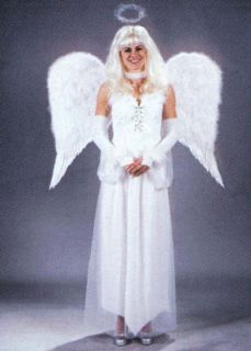 LARGE FEATHER ANGEL WINGS WHITE OR BLACK COSTUMES​ COSPLAY CHURC​H 