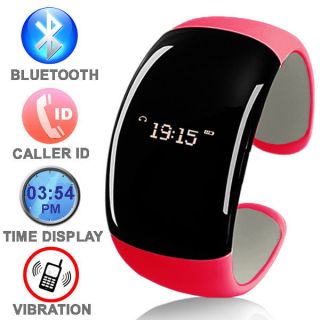 Stylish Ladies Fashion Bluetooth Bracelet w/ Time Display+Caller ID 