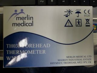 Merlin Medical TH03F Forehead Thermometer 1 Yr Warranty Professional 