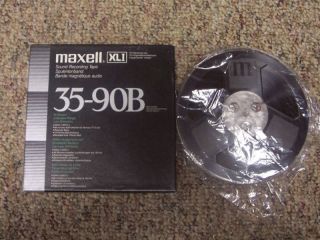 Maxell XLI 35 90B(N) Blank Tested Reel to Reel Tape