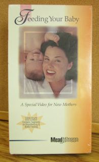 Feeding Your Baby   Mead Johnson   VHS 1995   Special Video for New 