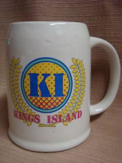 UNIQUE Vintage KINGS ISLAND Amusement Park MUG / STEIN