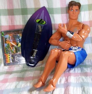 MAX STEEL Wave Flier Doll Action Figure Toy & Some Accessories 2001