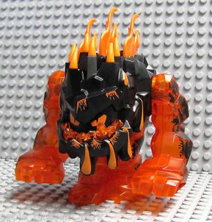 NEW Lego Power Miners Trans Orange Rock LAVA MONSTER Huge Eruptorr 