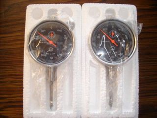 SPECIAL 2pc BLACK FACE AERO SPACE BRAND NEW 0 1 DIAL INDICATOR