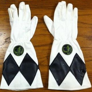 Mighty Morphin Power Rangers Original Sound Effect Black Ranger Gloves 