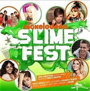 NICKELODEON SLIME FEST 2012 (NEW CD) ONE DIRECTION   JUSTIN BIEBER