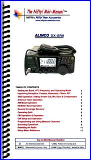 Alinco DX SR8 Nifty Operating Guide, DX SR8, DXSR8