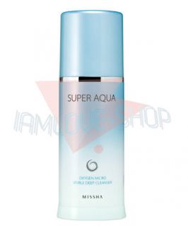 Missha] Super Aqua Oxygen Micro Visible Deep Cleanser 120ml Foam 