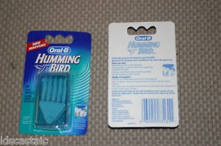 New 25 picks Oral B HUMMINGBIRD Electric Flosser Refill pack of Picks 