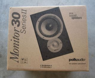 Polk Audio Monitor 30 Series II Speakers BLACK   PAIR