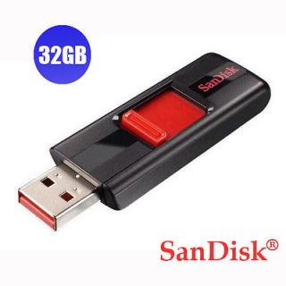 32GB SanDisk USB Flash Drive Pen SDCZ36 032G Cruzer 100% Genuine Free 