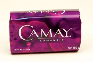 Pack of Camay Romantic Moisturizer Body Bath Soap Bar 6.3 oz (180 g)