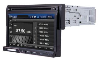 POWER ACOUSTIK PD 710 7 TouchScreen CD/DVD/ Car Player + USB/SD 