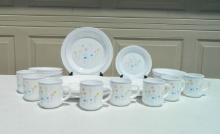 Arcopal France Pastoral Dinnerware Set Service For 8   32 Pieces