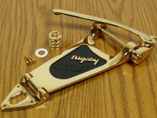   USA B6 Vibrato Tailpiece Gold for Large Arch Top Guitar American