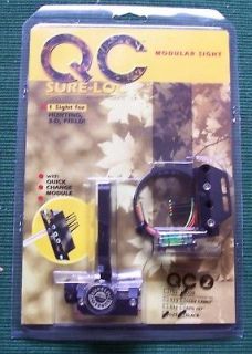 Newly listed Sure Loc QC 2 Archery Hunting Sight BLACK .029 Fibers