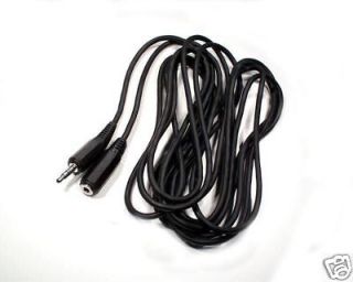 25 FEET 3.5MM AUDIO STEREO AUX  iPOD HEADPHONE M/F EXTENSION CABLE 