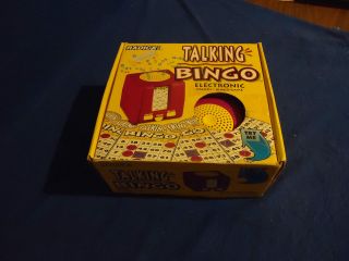 RADICA Talking Bingo Game, 1111 GBBA, Original box *Rare*
