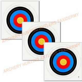 10 PK Saunders Archery 4 COLOR HEAVY DUTY TARGET FACE 60 CM 26 X 26 