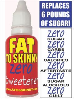 FAT TO SKINNY Zero Sweetener Liquid Sucralose