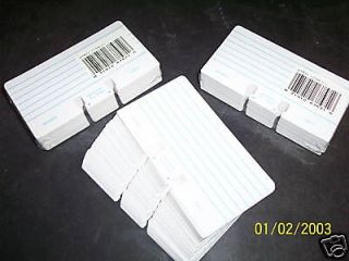 ROLODEX REFILL CARDS   3 PACKS OF 100   2 1/4 x 4