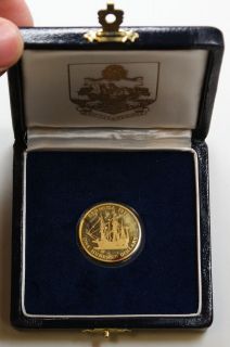1977 Bermuda $100 Gold Proof Coin, Queen Elizabeth