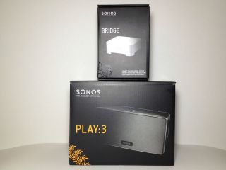 Sonos PACKAGE PLAY3 BLACK Wireless Speaker System + BR100 ZoneBridge 