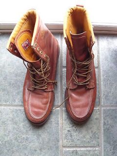 Vintage men Herman Survivor boots size 13 leather insulated oil 