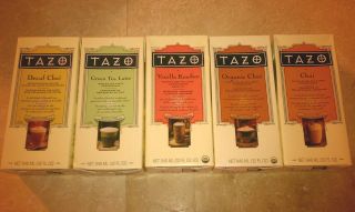 Tazo Tea Latte Concentrate ORGANIC CHAI, DECAF CHAI, VANILLA, CHAI 