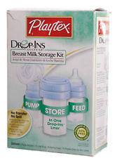 NEW PLAYTEX DROP INS BREAST MILK STORAGE KIT  BPA FREE