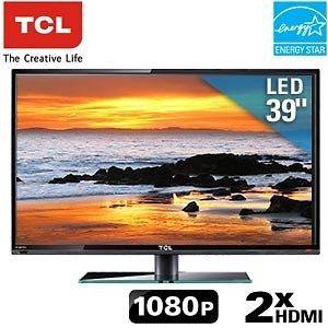 TCL 39 Class 1080p Back lit LED LCD HDTV with Ultra Slim Frame Design 