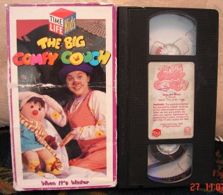 Time Life Kids The Big Comfy Couch WHEN ITS WINTER Vhs video Rare HTF 