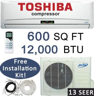 12,000 BTU Ductless Mini Split Air Conditioner Heat Pump 1 Ton  25 