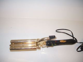 GOLD VIDAL SASSOON HAIR CRIMPER NEW BUT NOT IN BOX