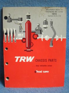   TRW Chassis Parts Catalog Original GM Ford Chrysler AMC Willys 60 70