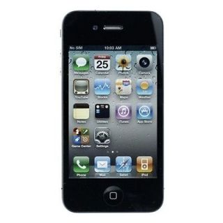 Verizon Apple iPhone 4 Four 16GB 3G Smartphone No Contract Black Used 