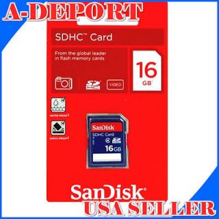 New Sandisk 16GB Class 4 SDHC SD HC Flash Memory Card SDSDB 016G 