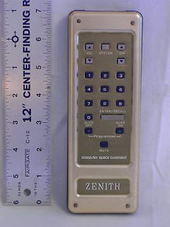 Vintage Collectable ZENITH Computer Space Command TV Remote Control