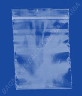 100 Ziplock Bags 3 x 4 Small Reclosable Clear Poly Plastic2 Mil 