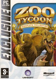 ZOO TYCOON COMPLETE COLLECTION 3 GAMES NEW IN BOX PC