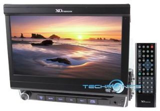 CAR TOUCH SCREEN STEREO DVD PLAYER +2YR WARNTY 7 RADIO FLIP OUT WITH 
