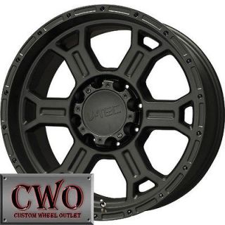 18 Black V Tec Raptor Wheels Rims 5x139.7 5 Lug Dodge Ram Durango 
