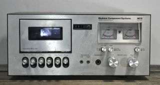 Vintage MCS Modular Component Systems Cassette Deck 3538 Working