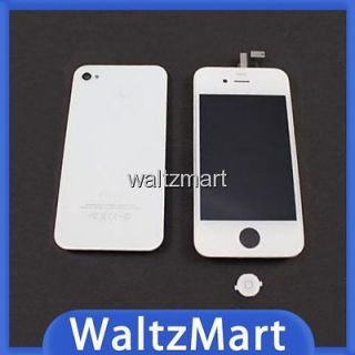 OEM iPhone 4S Compatible LCD Display Touch Screen Kit + Back Cover 