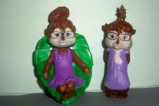 ALVIN AND THE CHIPMUNKS LOT OF 2 JEANETTE FREE SHIP TALKING CHIPETTES 